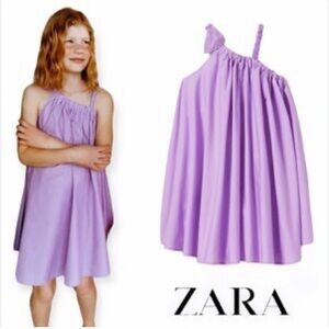 Zara Kids Girls Light Purple Sleeveless Dress size 13/14